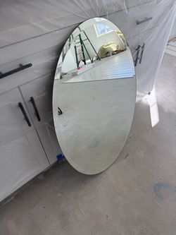 Two Builder Grade Mirrors 