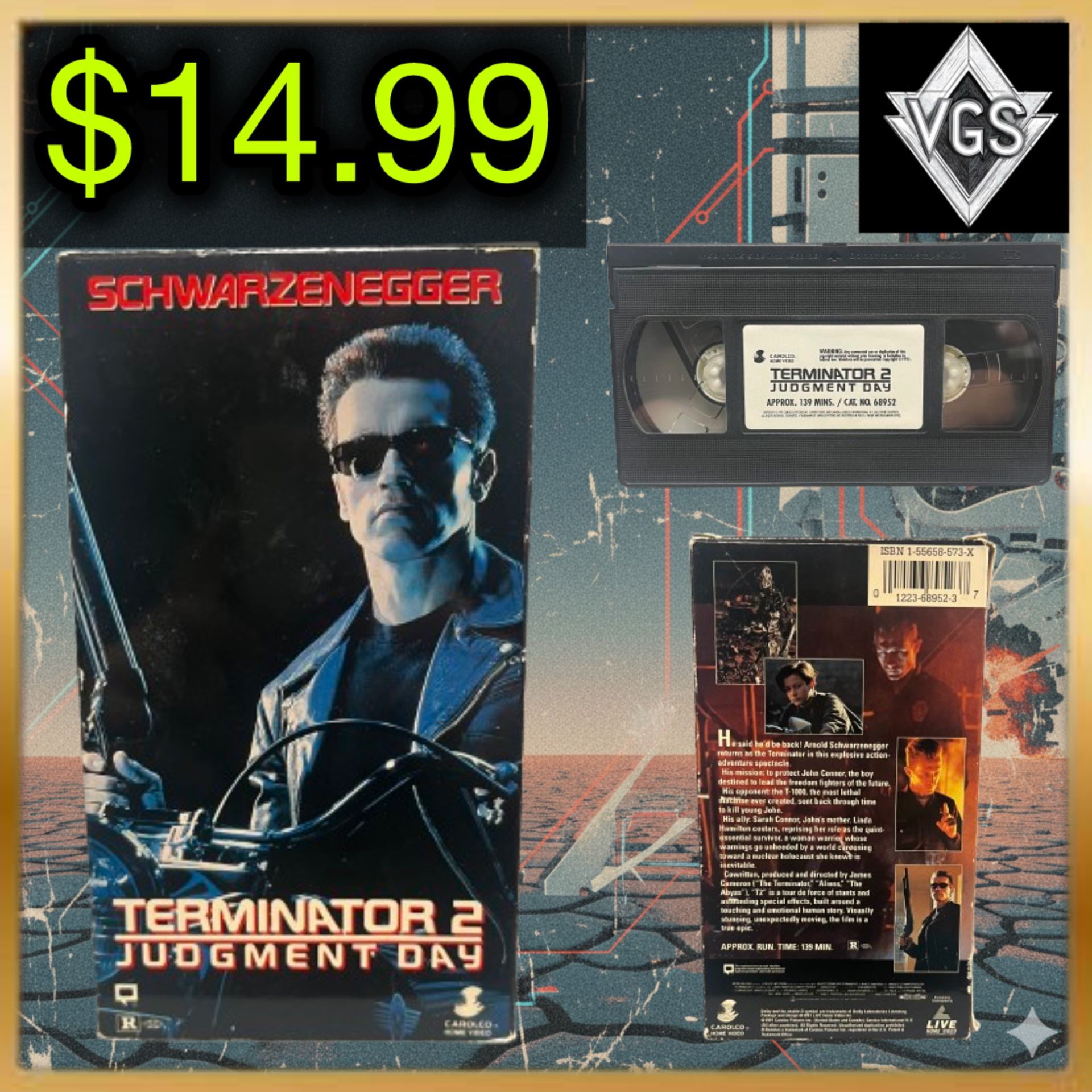 *CLASSIC* Terminator 2: Judgment Day — VHS (1991)