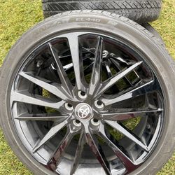 19” Toyota OEM Wheels & Tires – 5x114.3