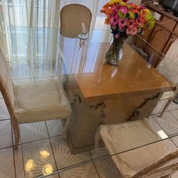 Glass Table Dinner 