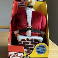 The Simpsons Christmas Talking Santa Homer