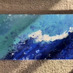 Abstract Acrylic Ocean Art