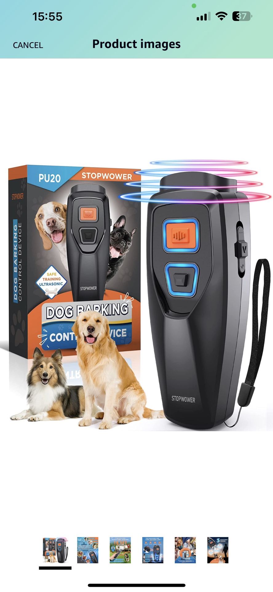 Dog Shock Collar with Remote - Electric Dog Training Collar 2600FT, Rechargeable Waterproof Collars with Vibration, Electric Shock, Beep and Security 