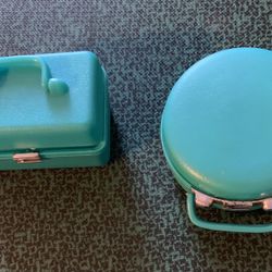 SET of 2 BARBIE luggage-BLUE