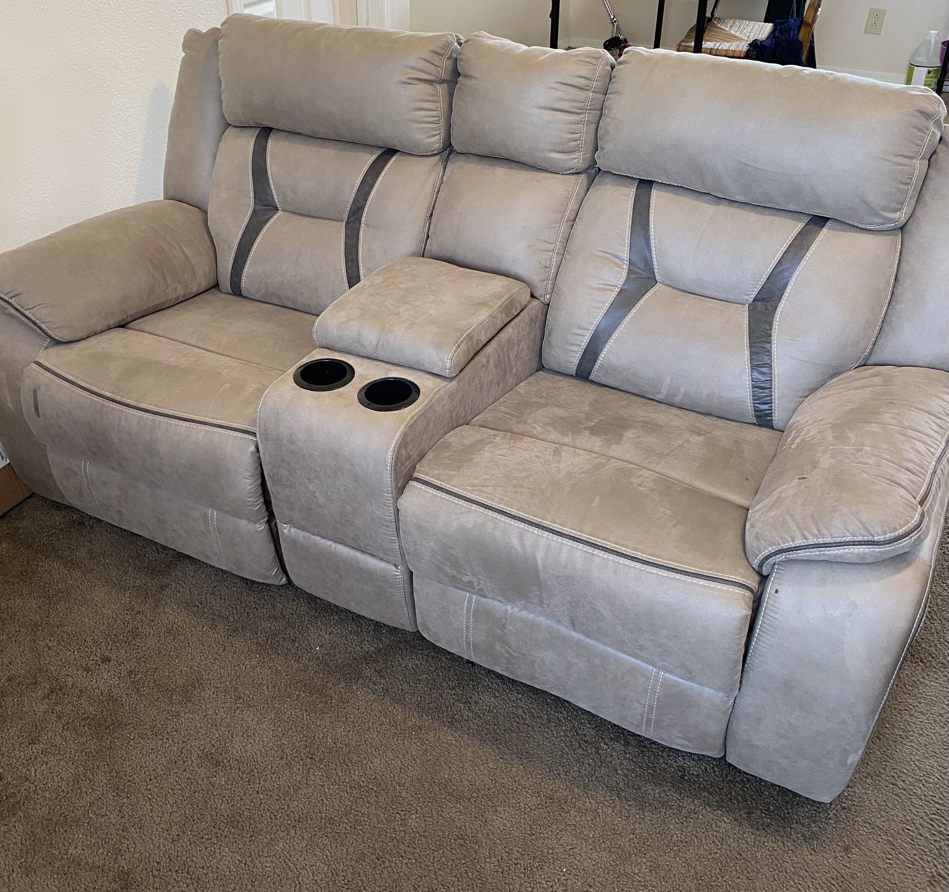 Reclining Glider Loveseat