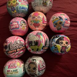 Authentic Lot Of 10 lol Balls For A Great Price.