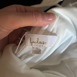 Lulus White Mermaid Maxi Wedding Dress