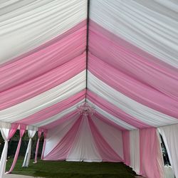 Canopy Draping 20x40