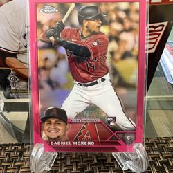 2023 Topps Chrome/Bowman Chrome  Gabriel Moreno Rc Reflector 265/399