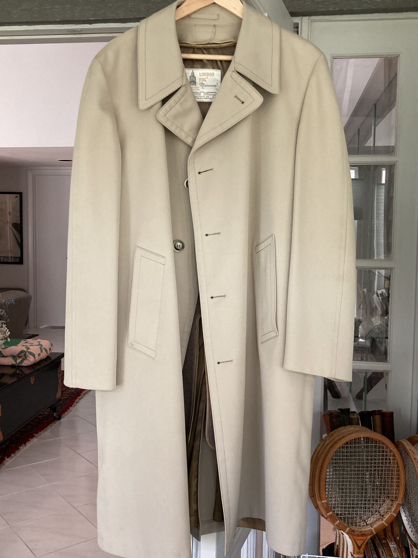 London Fog Maincoat Trench Coat 