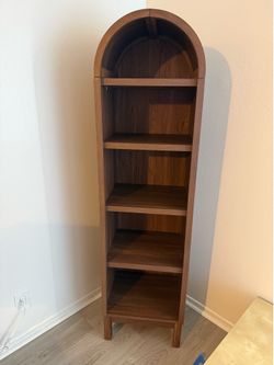 Brand New Display Case. Walnut color