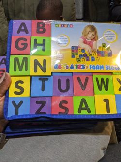 ABC And 123 Foam Blocks
