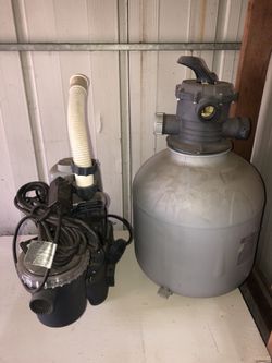 Intex Sand water system