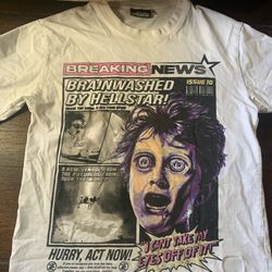 Hellstar, White Tee , Medium 