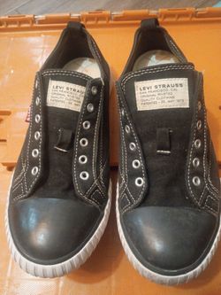LEVIS ANIKIN C CVS LOW CANVAS CASUAL TRAINER SNEAKER MEN SHOES BLACK