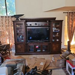 TV stand or entertainment center, specifically from the "North Shore" collection by Ashley Furniture. 