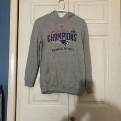 Boys Patriots Hoodie L