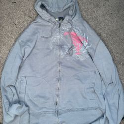 Y2K Zip Up Hoodie 