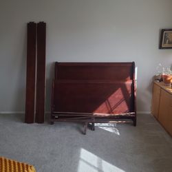 Queen Size Sleigh Bed Frame