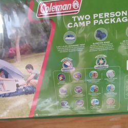 Coleman Tent With Extras