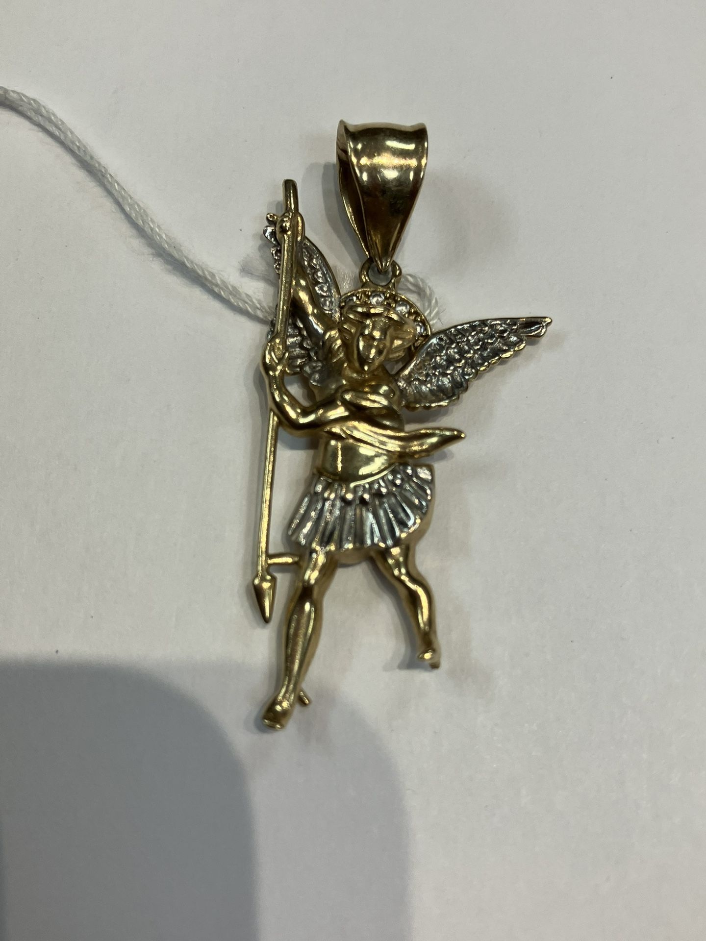 14kt Two-tone Gold Angel Pendant 109134-5 JE