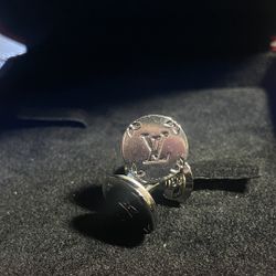 Louis Vuitton Silver Cuff Links