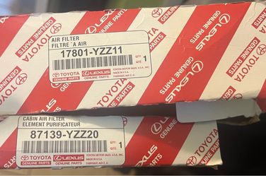 toyota sienna cabin and air filter combo deal