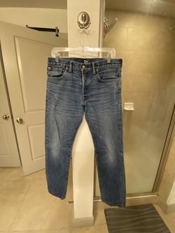 Ralph Lauren Double RL Mens Vintage 5-Pocket Grandfalls Straight Jeans 31x32