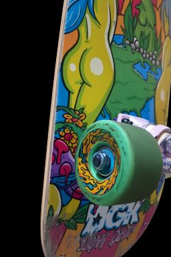 Complete Skateboard - DGK Deck, Krux Nora Trucks, Slime Balls Wheels
​Description
​Selling a high-quality, fully assembled complete skateboard setup w
