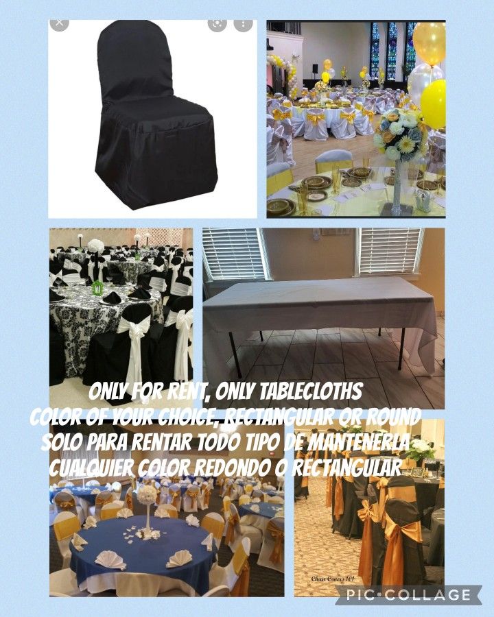Cover Chair,  all kinds of tablecloths