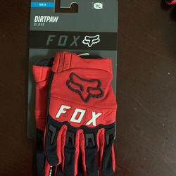 Youth LARGE Fox Racing Gloves