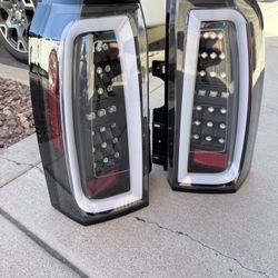 Tahoe Suburban Black LED Tail Lights