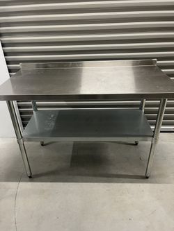 🔪🧅Serv-Ware T2448CWP-3-T Standard Series Work Table, Stainless Steel Top / 48"W x24"D -18/304🔪🥦