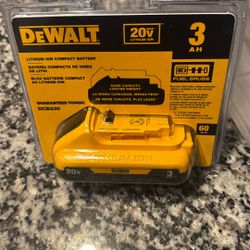 DEWALT 20V MAX Lithium-Ion 3.0Ah Battery