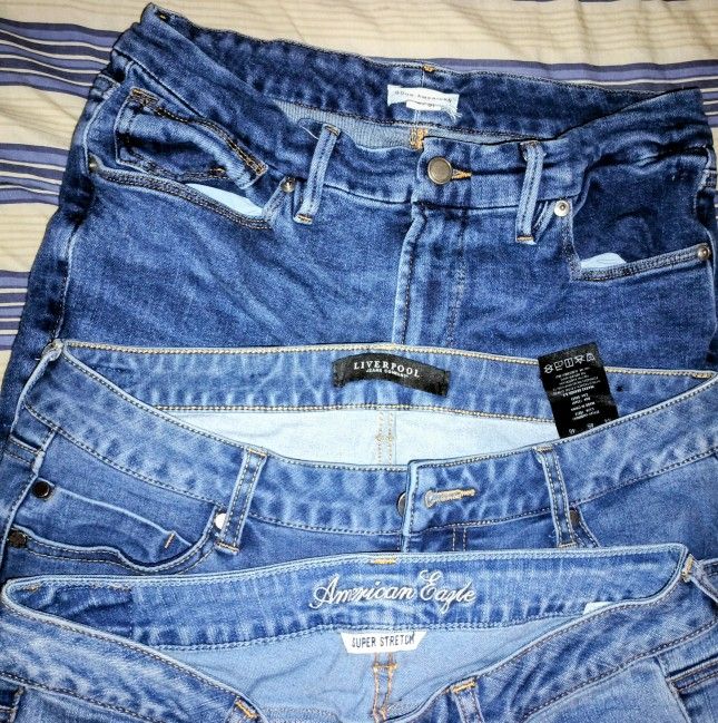 3 Pairs Of Women's Size 12 Jeans