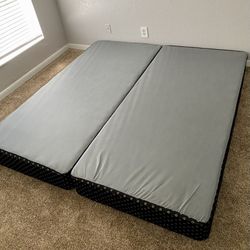 California King Size BOX SPRINGS Foundation for Mattress New Of Factory With it’s Plastic Available In All Size Delivery Same Day