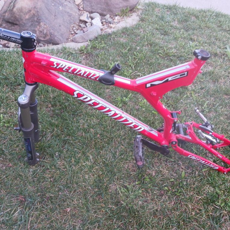 Specialized M4 Frame Full Suspension Both Front And Rear Shocks