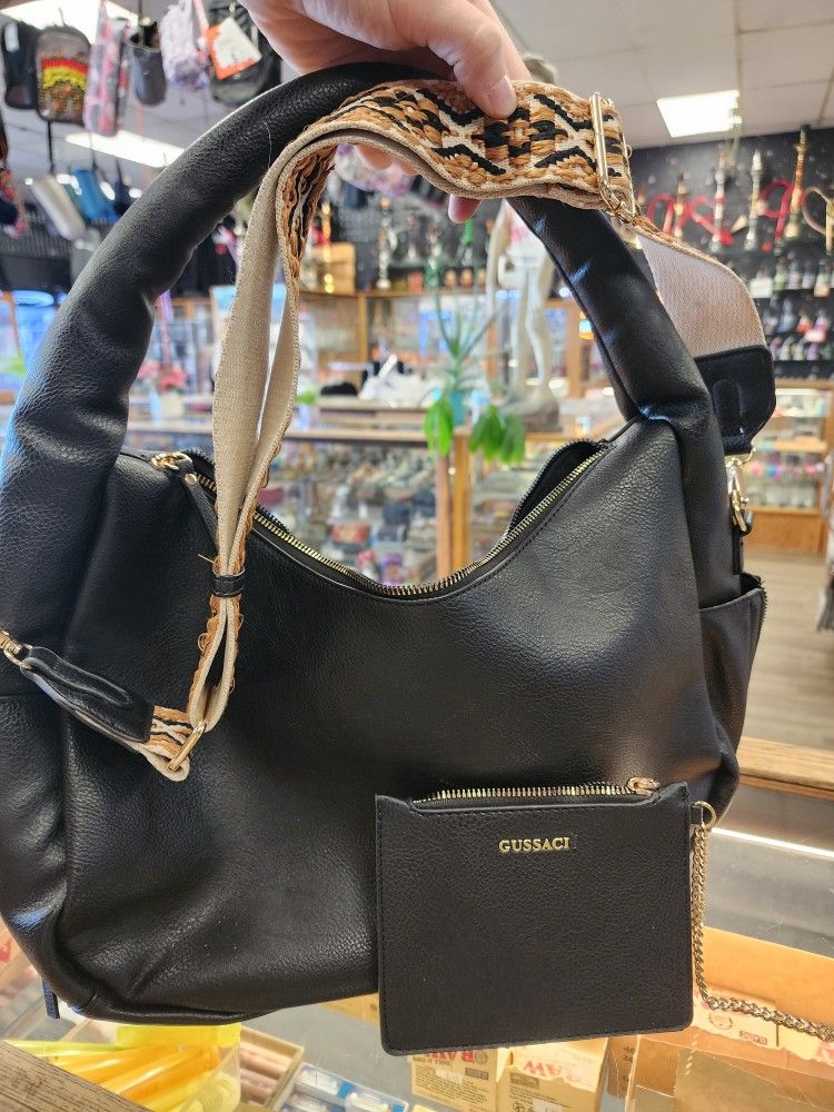 Large Hobo Bag / Shoulder Bag With Matching Coin Pouch