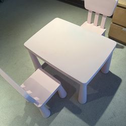 IKEA kids table and chairs