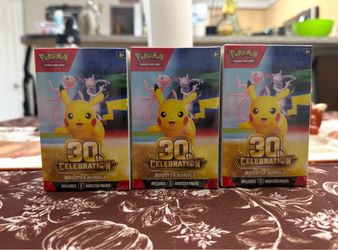Pokemon 30th celebrations booster bundles