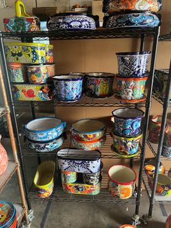 Mexican Talavera Pots