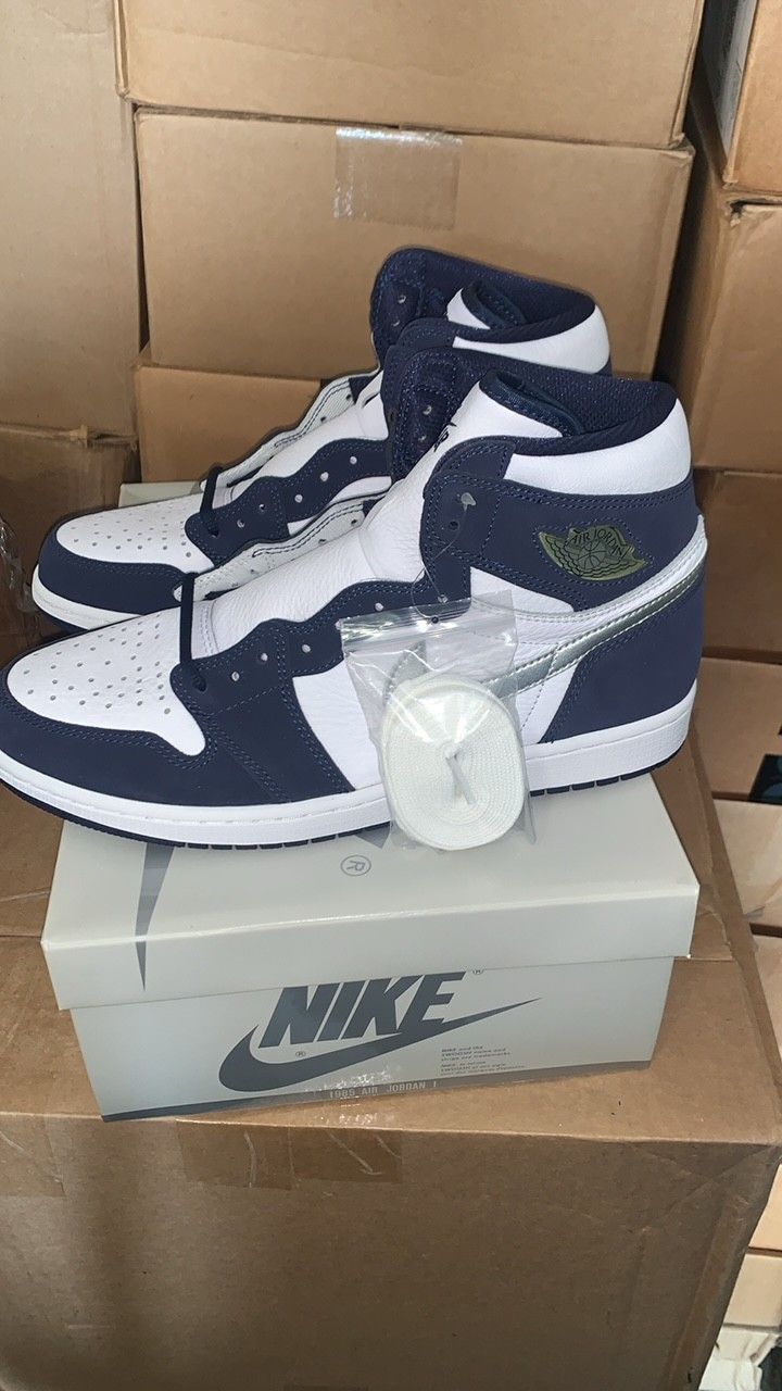 Brand New Air Jordan 1 High  Midnight Navy shoes Size 10.5 