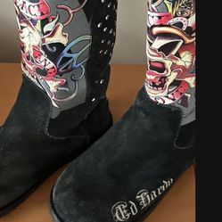 There Very Nice Boots Made By ED HARDY The Size Is 5 For Women’s 