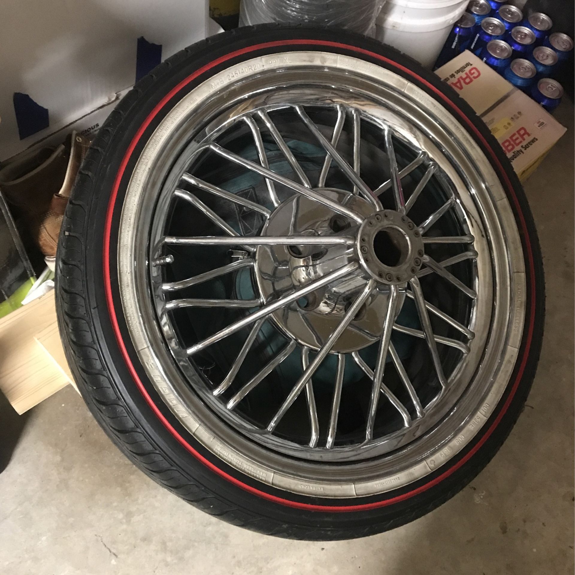 20” TWW Super Poke Swangas Texan Wire Wheels