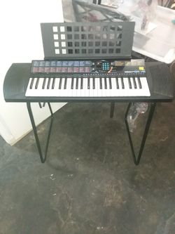 Piano with stand