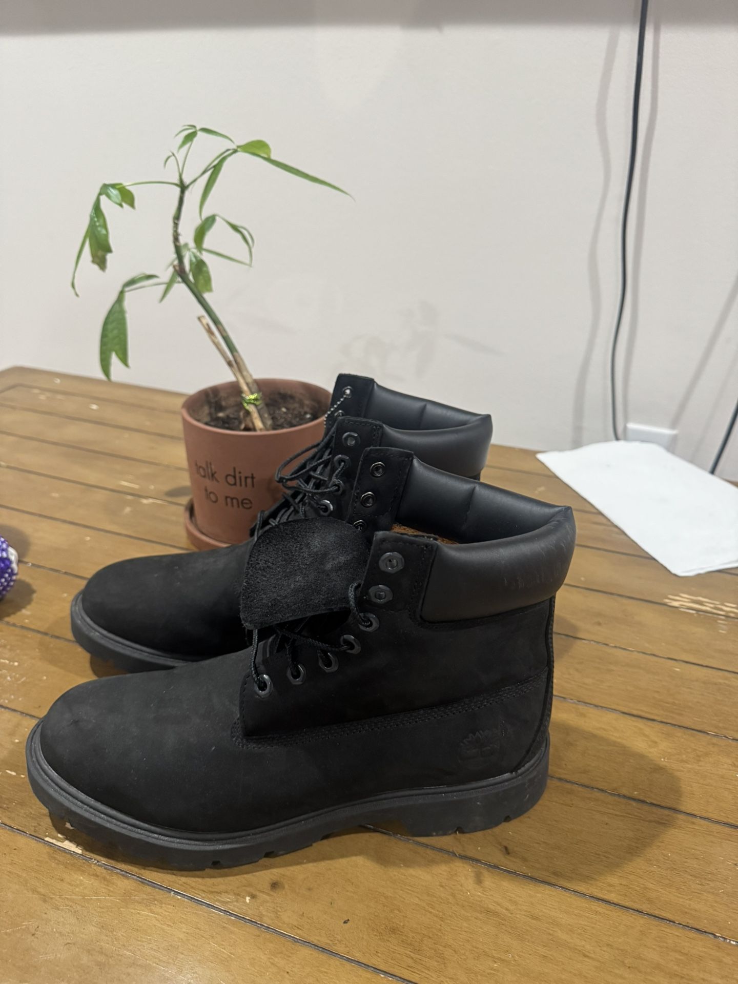 Black Timberlands Size 11