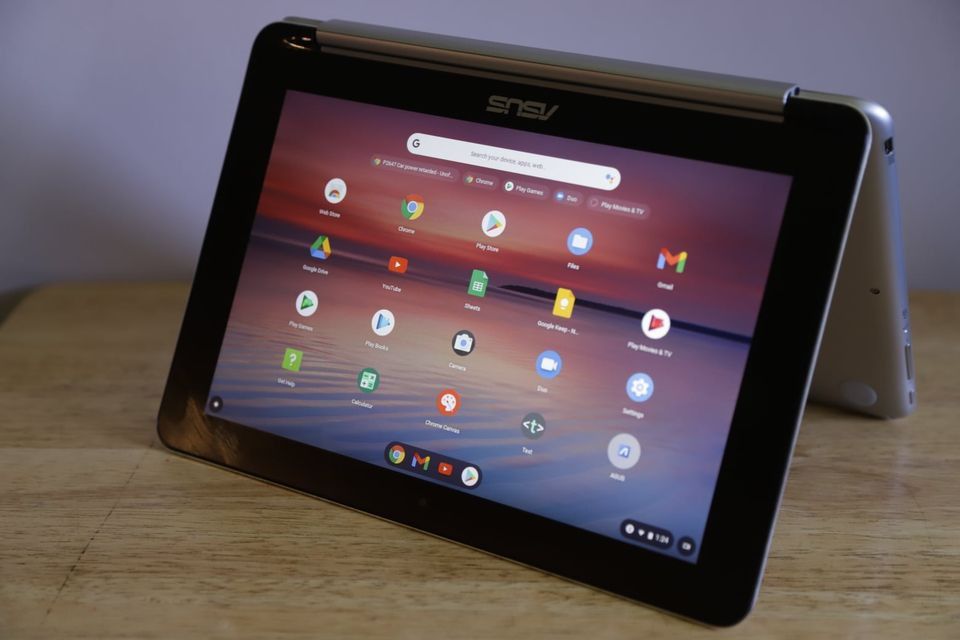 Asus Chromebook 10" Flip 360 Convertible Touch Screen Laptop Tablet Touchscreen Google Chrome OS