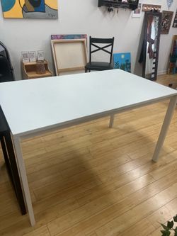 White Table- Rectangle