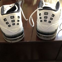 White Nike Air Jordan’s - Size 12