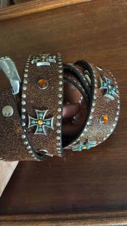 Cross belt leather size 40